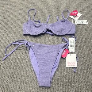 BARBIE x PAC SUN lavender bikini / NEW w TAGS / top size S bottom size XS